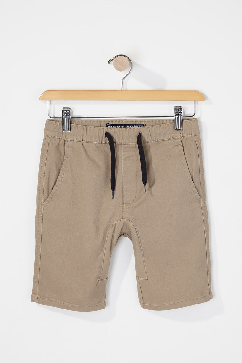 West49 Boys Twill Jogger Shorts