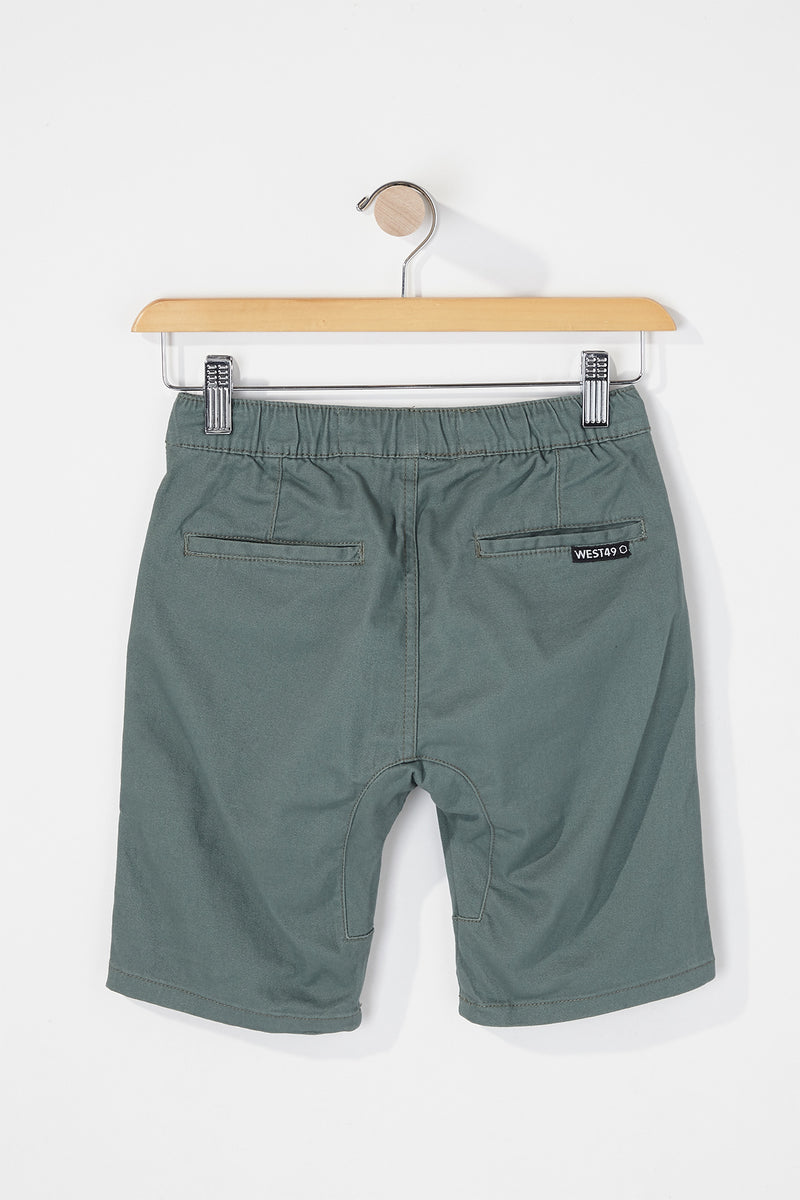 West49 Boys Twill Jogger Shorts