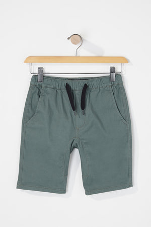 West49 Boys Twill Jogger Shorts