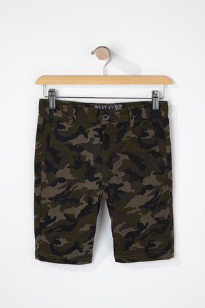 West49 Boys Camo Chino Shorts