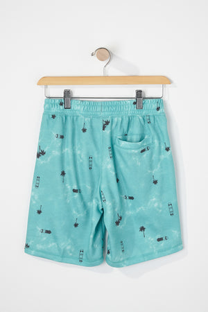 West49 Boys Tie-Dye Jogger Shorts