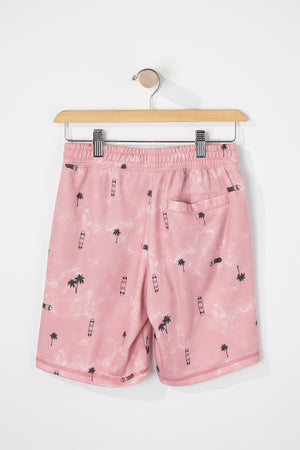 West49 Boys Tie-Dye Jogger Shorts