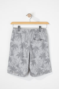 West49 Boys Palm Tree Print Jogger Shorts