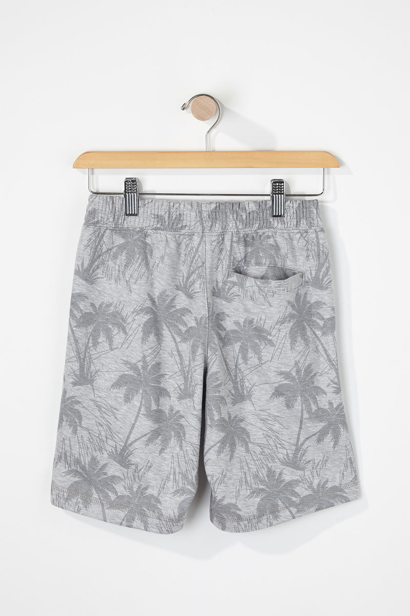 West49 Boys Palm Tree Print Jogger Shorts