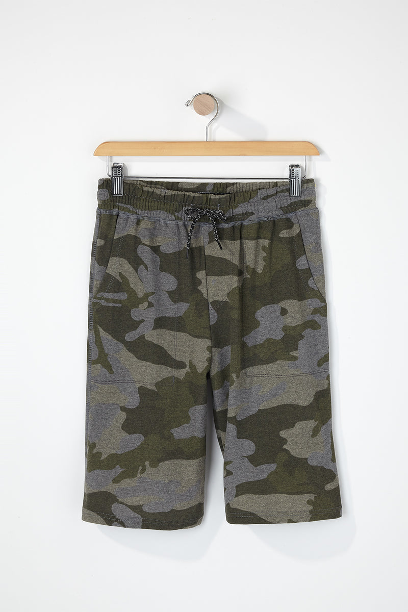 West49 Boys Camo Jogger Shorts