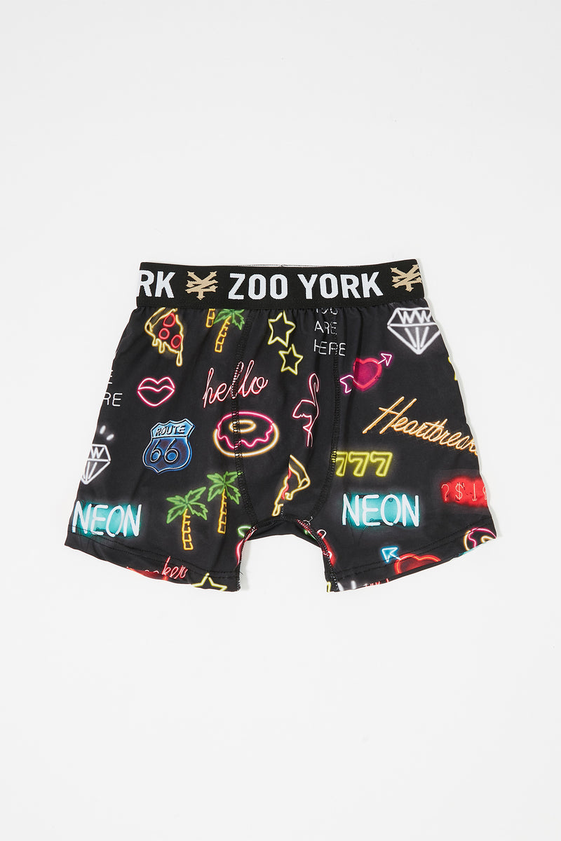 Zoo York Mens Neon Boxer Brief