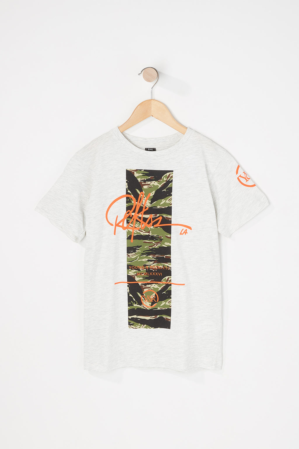 Young & Reckless Boys Camo Box T-Shirt