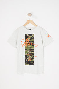 Young & Reckless Boys Camo Box T-Shirt