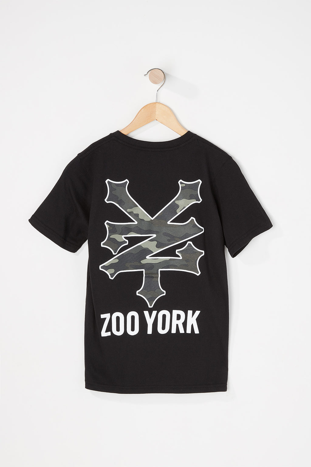 Zoo York Boys Camo Filled Logo T-Shirt