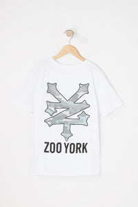 Zoo York Boys Camo Filled Logo T-Shirt