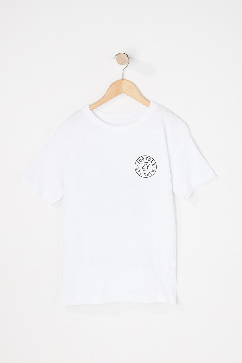 Zoo York Boys Camo Filled Logo T-Shirt