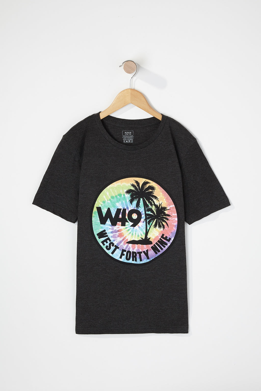 West49 Boys Tie Dye Circle Logo T-Shirt