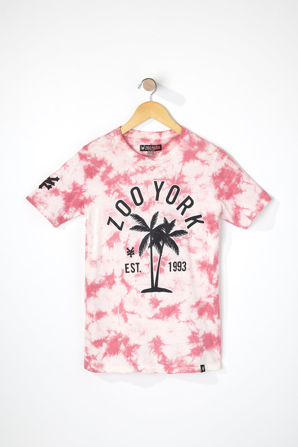 Zoo York Boys Pink Tie Dye T-Shirt