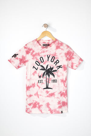 Zoo York Boys Pink Tie Dye T-Shirt