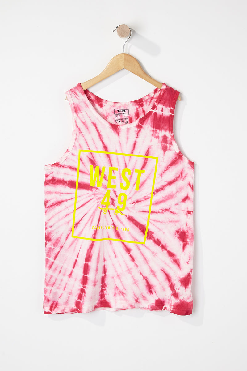 West49 Boys Front Box Logo Tank Top