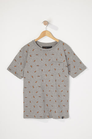 West49 Boys Ditsy Print Pocket T-Shirt