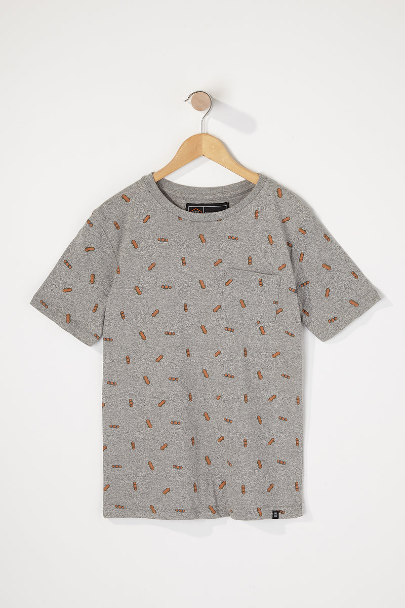 West49 Boys Ditsy Print Pocket T-Shirt