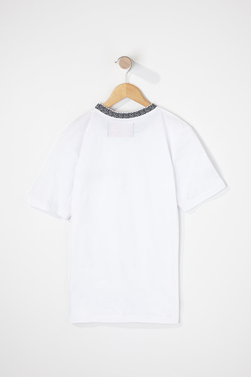 West49 Boys Contrast Pocket And Collar T-Shirt