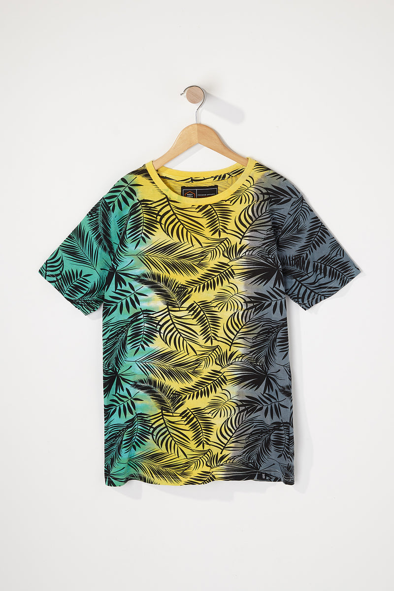 West49 Boys Tie-Dye Palm Tree T-Shirt