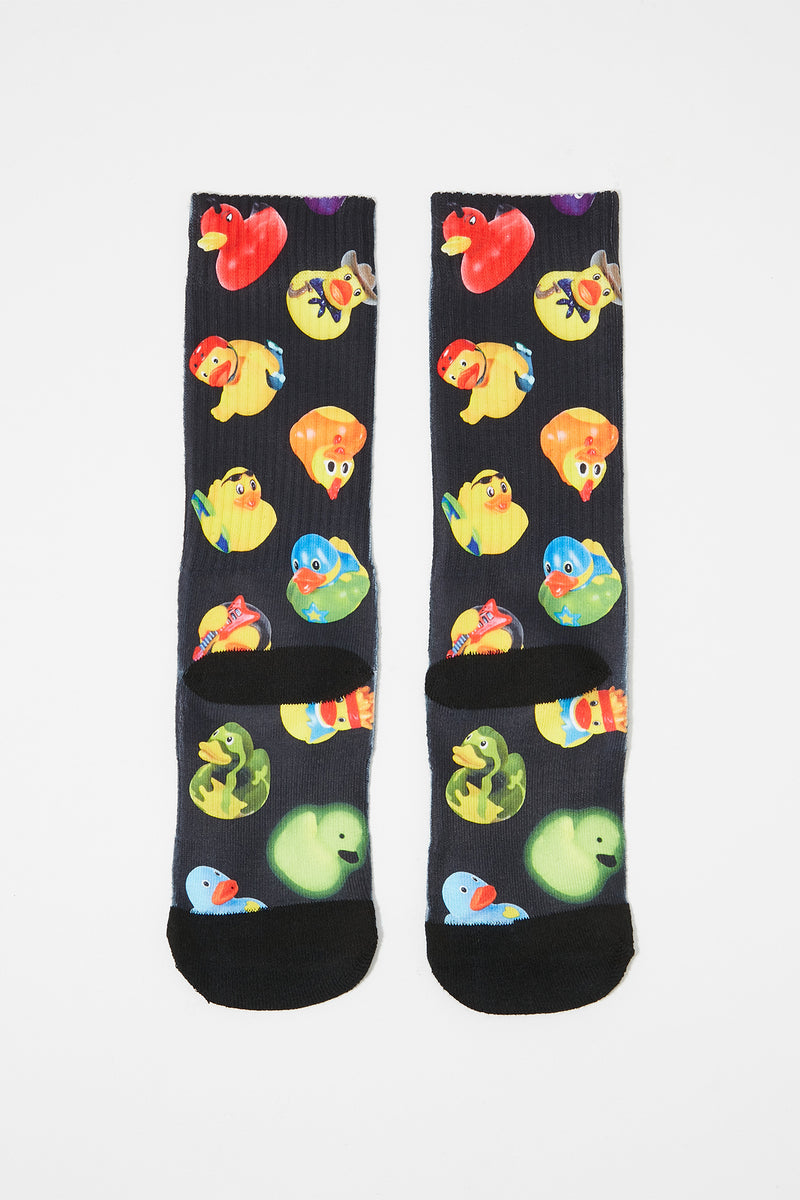 Zoo York Boys Rubber Duckie Crew Socks