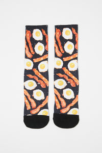 Zoo York Boys Bacon And Eggs Crew Socks