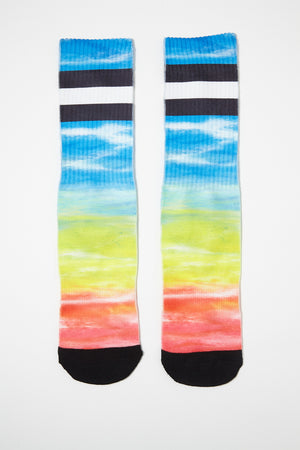 Zoo York Mens Rainbow Crew Socks