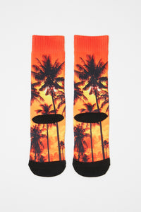 Zoo York Boys Sunset Sublimated Crew Socks