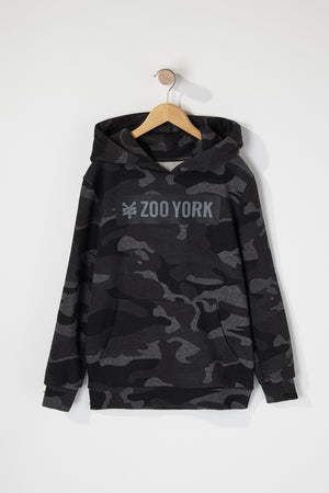 Zoo York Boys Camo Box Logo Hoodie