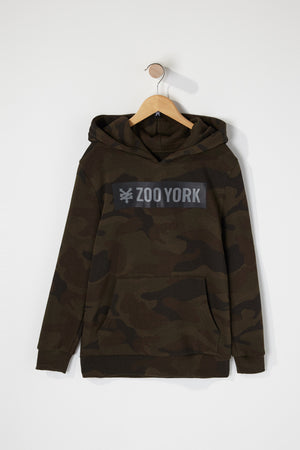 Zoo York Boys Camo Box Logo Hoodie