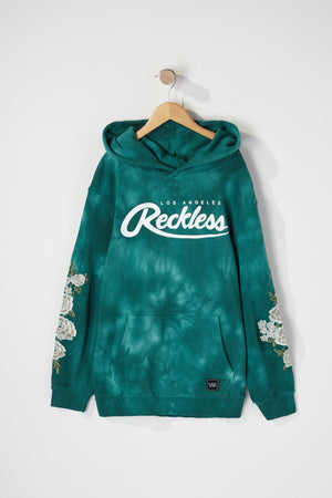 Young & Reckless Boys Tie-Dye and Roses Hoodie