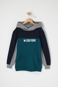 Zoo York Boys Colour Block Popover Hoodie