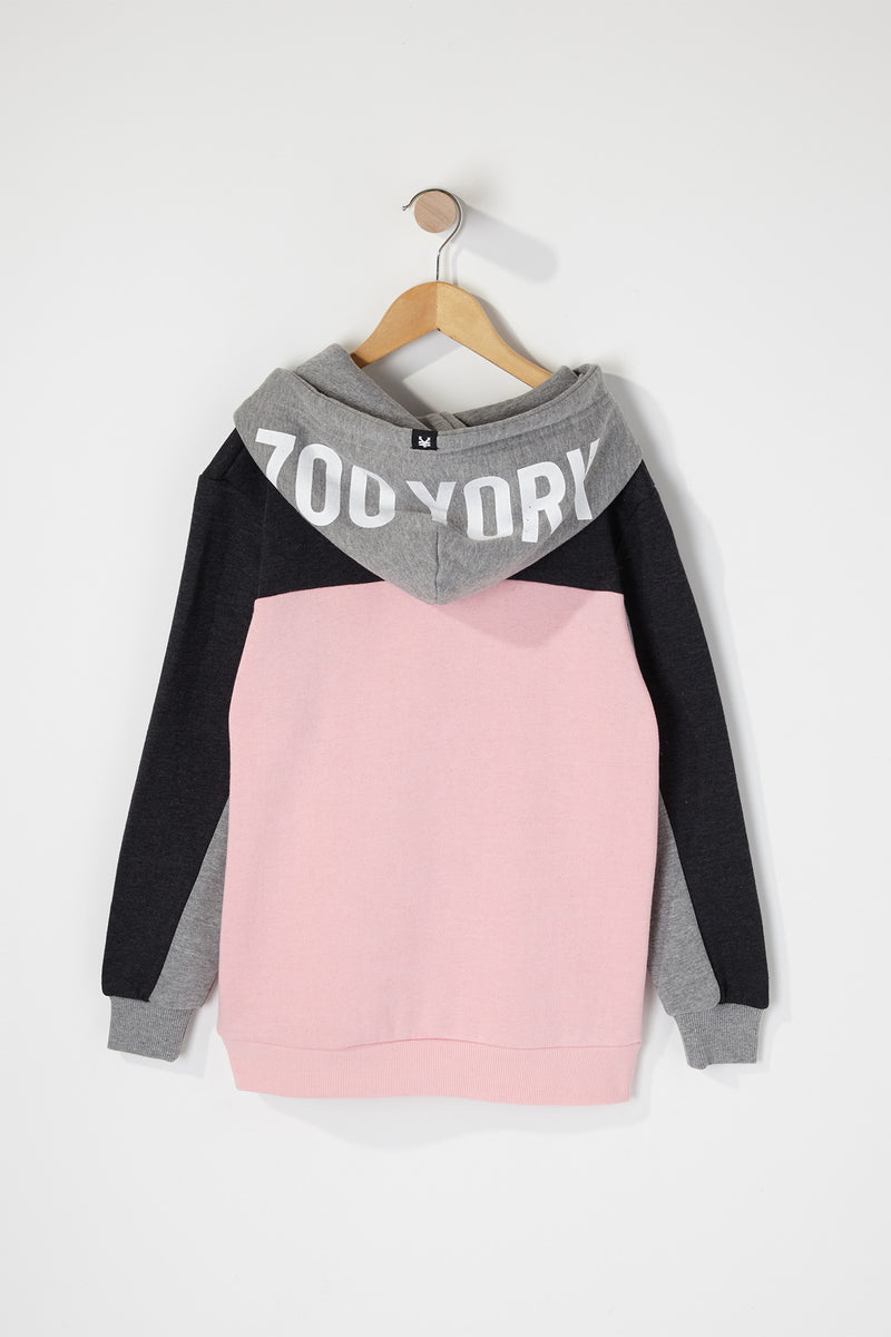 Zoo York Boys Colour Block Popover Hoodie