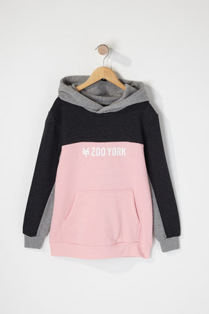 Zoo York Boys Colour Block Popover Hoodie