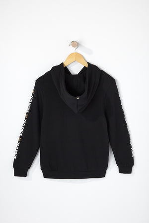 Zoo York Boys Solid Box Logo Popover Hoodie