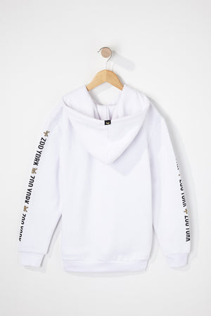 Zoo York Boys Solid Box Logo Popover Hoodie