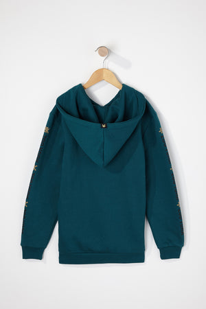 Zoo York Boys Solid Box Logo Popover Hoodie