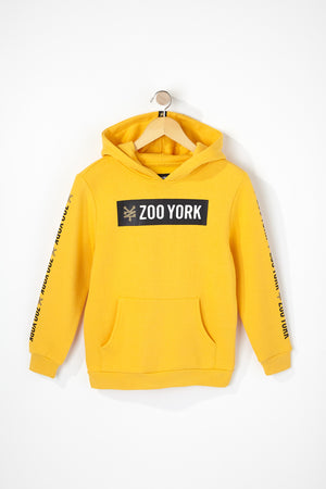 Zoo York Boys Solid Box Logo Popover Hoodie