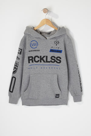 Young & Reckless Boys Solid Racing Hoodie