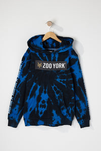 Zoo York Boys Classic Box Logo Tie-Dye Hoodie