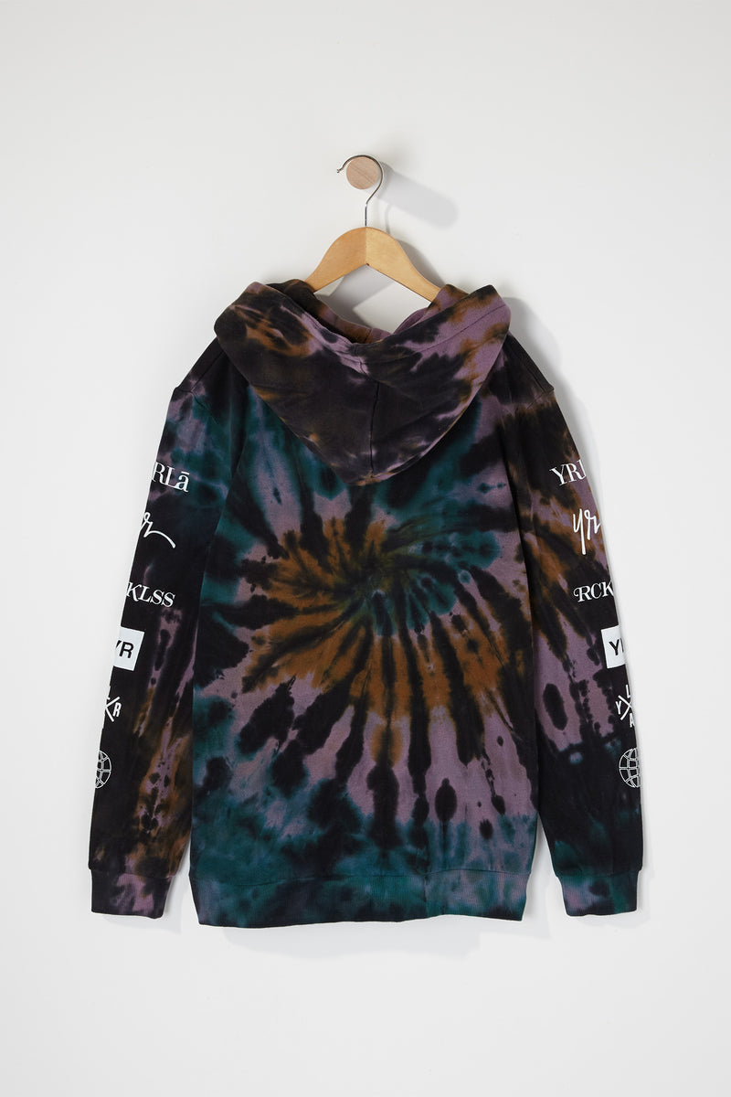 Young & Reckless Boys Tie Dye Hoodie