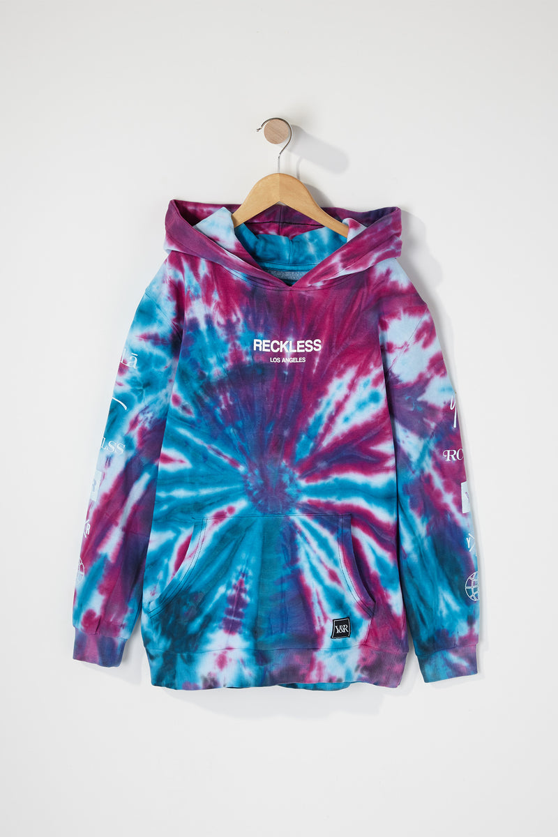 Young & Reckless Boys Tie Dye Hoodie