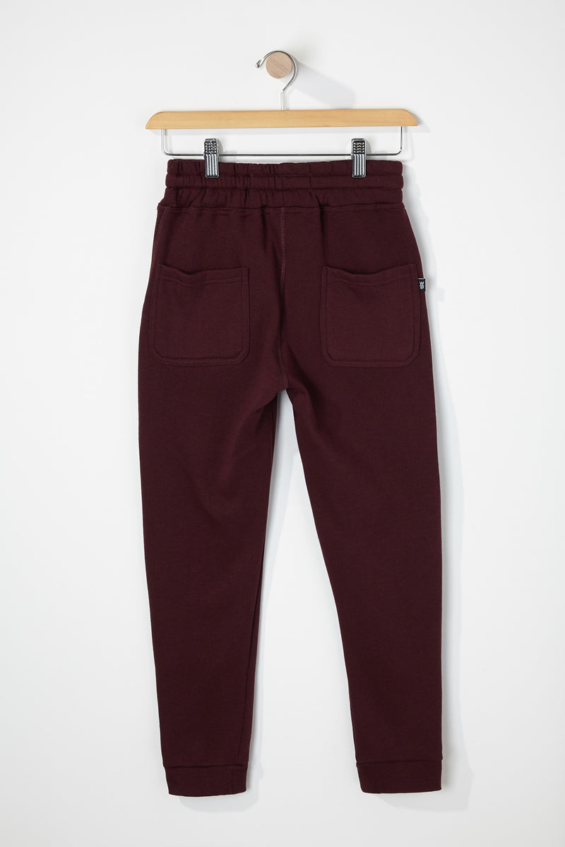 West49 Boys Solid Zip-Up Joggers