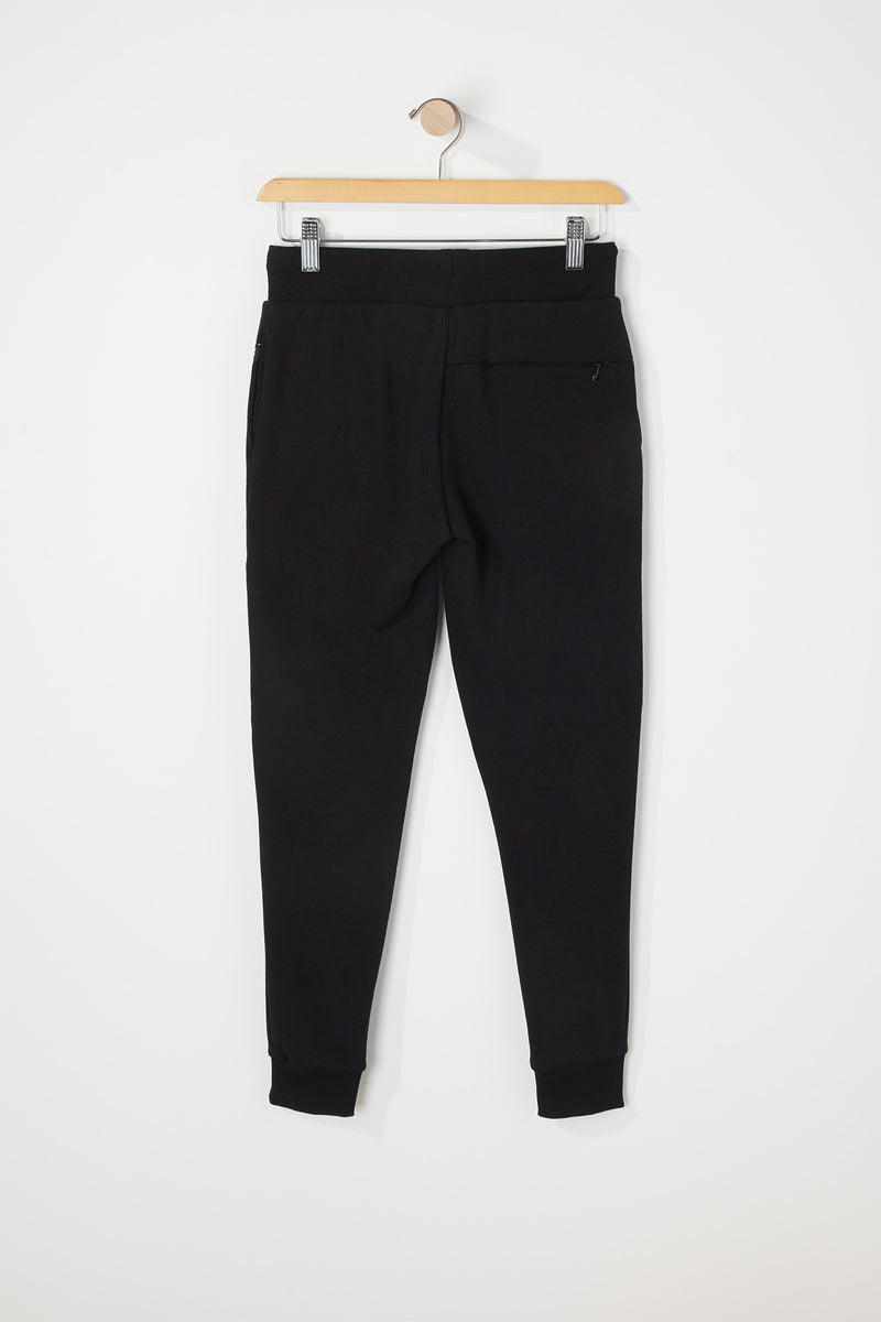 West49 Boys Solid Moto Jogger