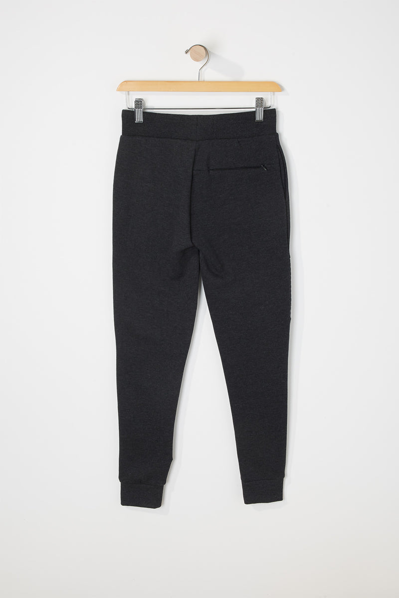 West49 Boys Solid Moto Jogger