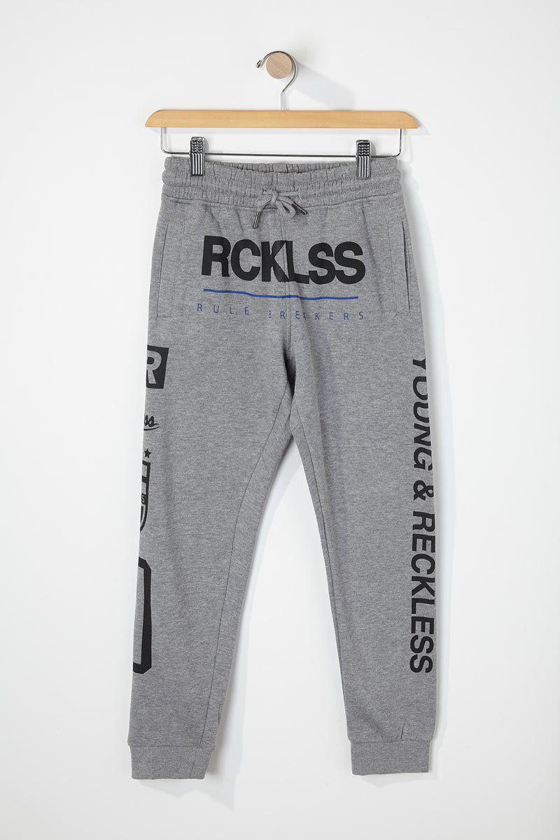 Young & Reckless Boys Solid Racing Jogger