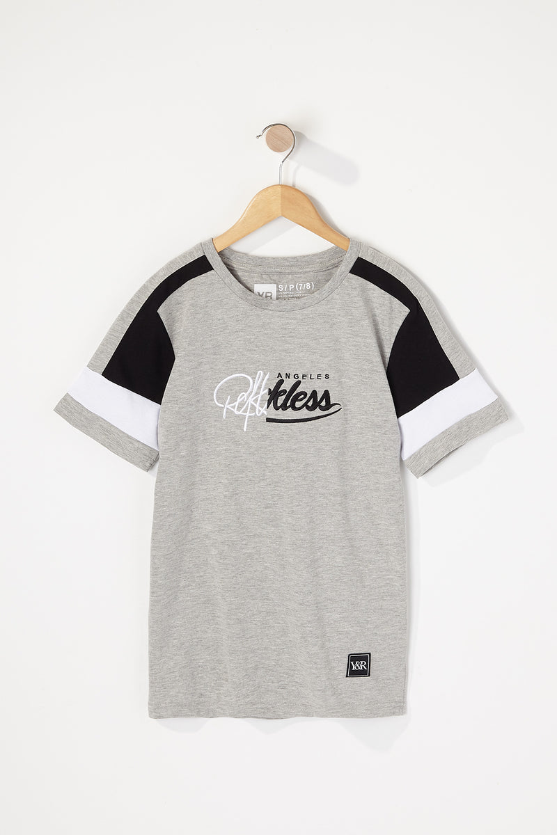 Young & Reckless Boys Embroidered Logo T-Shirt