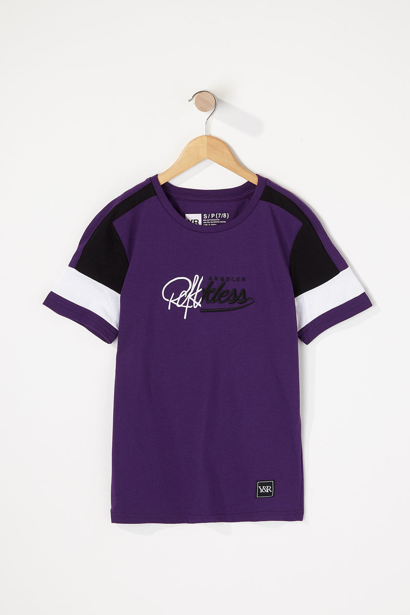 Young & Reckless Boys Embroidered Logo T-Shirt