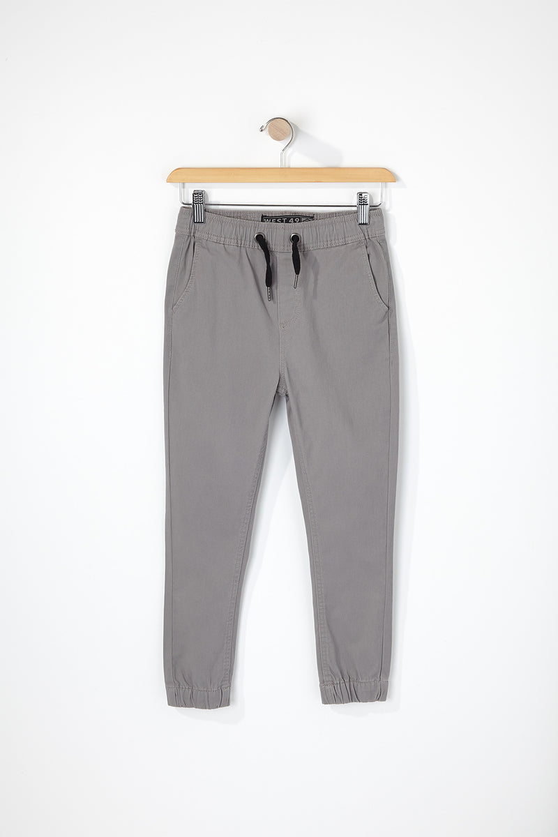 West49 Boys Solid Twill Basic Jogger