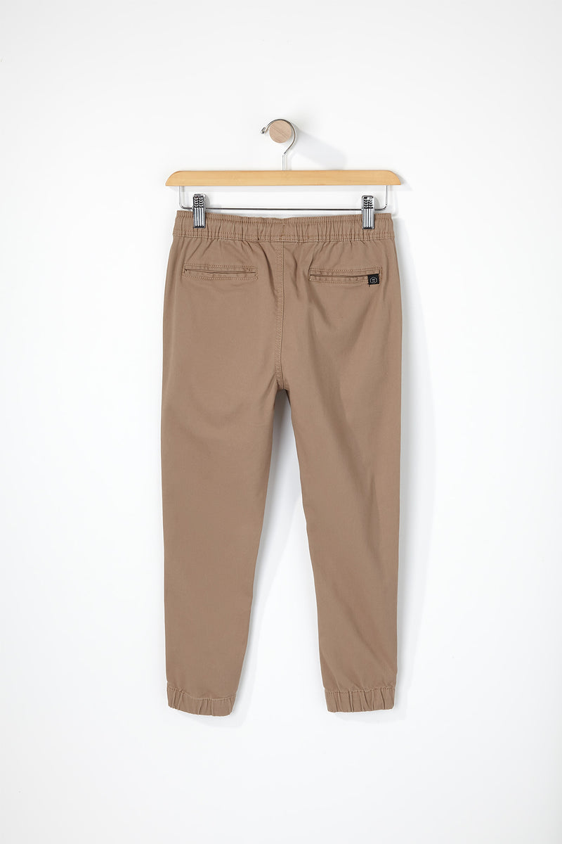 West49 Boys Solid Twill Basic Jogger