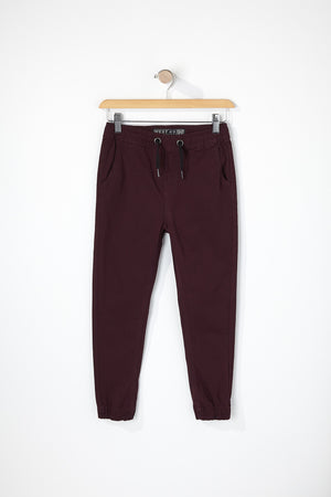 West49 Boys Solid Twill Basic Jogger